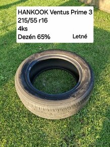 4KS Hankook letné 215/55r16