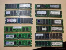 Staršie pamäte RAM DDR2, DDR? ... 512MB, 256MB, 64MB - 1