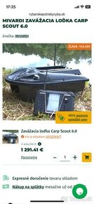 Zavazacia lodka mivardi carp scout 6.0