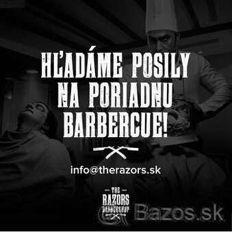 HĽADÁME ŠIKOVNÝCH BARBEROV HĽADÁME POSILU DO BARBERSHOPU