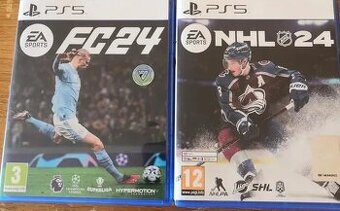 FC 24 a NHL24 na PS5