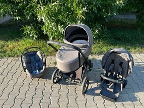 Cybex Priam 3v1 s podvozkom Matt Black plus prislusenstvo