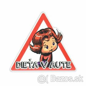 Magnetka dieta v aute-dievca/chlapec - 1