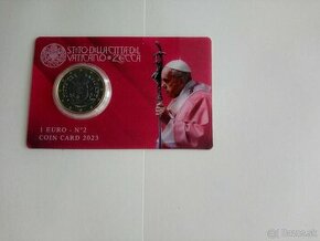 1 euro 2023 Coin Card - Vatikán - 1