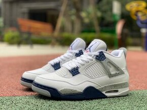 Air Jordan 4 Retro White Midnight Navy