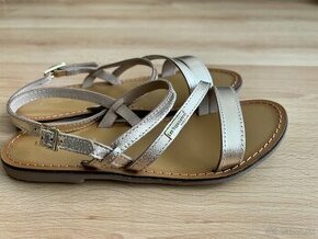 Zlate sandale Les Tropeziennes 38