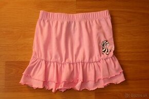 Dievčenská sukňa ružová so zebrou - sedí na 92/98 - 1