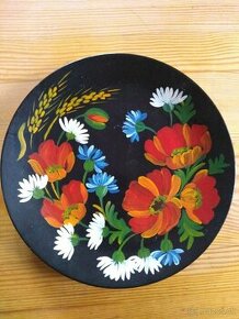 Retro - porcelanový ručne maľovaný tanier - 20 eur - 1