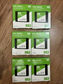 Nove SSD WD Green 240GB 2.5" sata