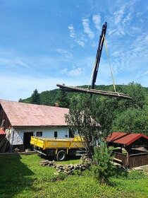 Vykopové práce - prevoz materialu - práca okolo stavby