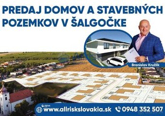 Predpredaj stavebných pozemkov v obci Šalgočka. Pozemok čísl - 1