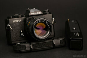 Minolta XD7 Black. Rokkor MD 1.4/50mm.