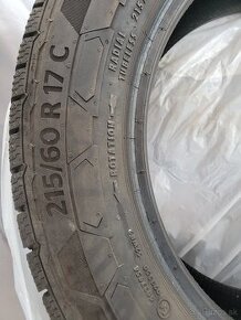 4 ks 215/60 R17 C zimné pneumatiky Continental