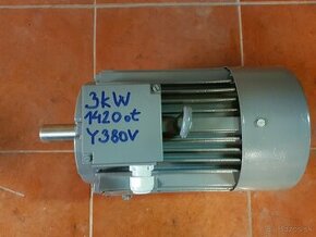 Predám pätkový el.motor 3kW 1430ot 380V hriadeľ 28mm