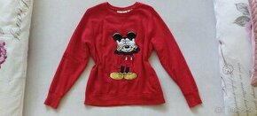 Dámska červená mikina Disney H&M S - 1