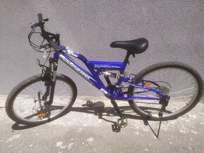 Detský celoodpružený bicykel Olpran 24"