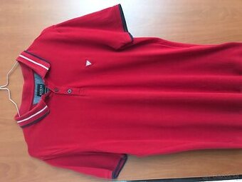 GUESS originál Red pánske polotricko L