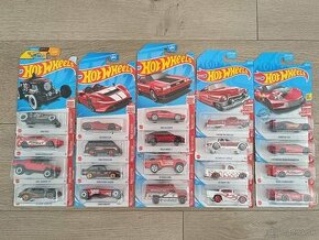 Hotwheels Red Edition zbierka 20KS