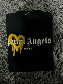 PALM ANGELS sprayed logo tricko - 1