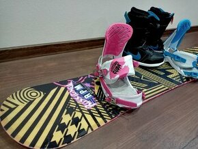 Predám snowboard Rossignol s topánkami Nike