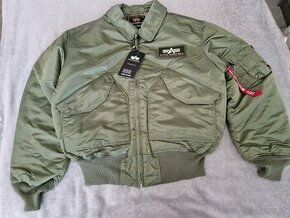 Pánská bunda ALPHA INDUSTRIES (L) NOVÁ Sage Green - 1