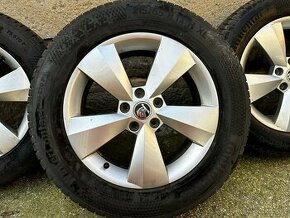 R17 Zimná sada Škoda rozteč 5x112 215/65 R17 Continental