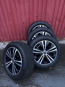 Original disky R17 Mercedes e-klass zimne 225/55 R17 Dunlop