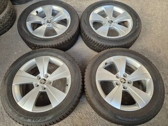 sada na SUPERB 5x112 r17 ET41 + celoročné 215/55 r17 FALKEN