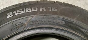 Predám letné pneumatiky 215/60 R16 95H