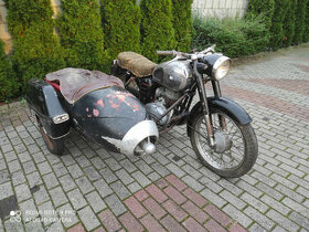 Pannonia 250 r.v. 1967+ sidecar + Eu doklady na prihlasenie