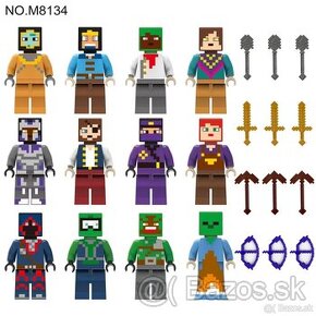 Minecraft sada 12 figurok