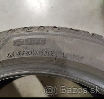 Predám pneumatiky Bridgestone Turanza  215/50 R18 96W XL