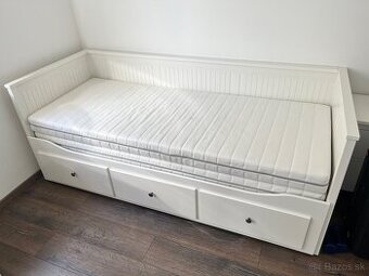 Ikea Hemnes postel rozkladacia 80/160x200