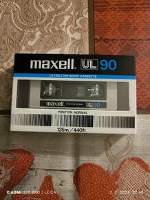 MC kazety čisté zabalené maxell 90