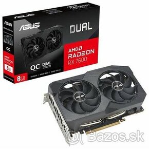 Asus RX7600 V2 Dual OC 8GB - Grafická karta