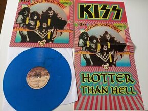 KISS “Hotter Than Hell ” /Casablanca/sedy vinyl+plagat viny