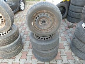 195/65R15 zimný komplet 5x112 Continental - 1