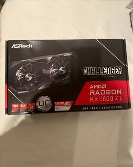 NOVÁ Grafická karta ASRock Radeon RX 6600 Challenger D 8G - 1