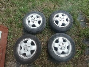 Disky Opel R14, 4x100, Letne gumy Continental - 1