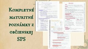 Kompletné maturitné poznámky z občianskej