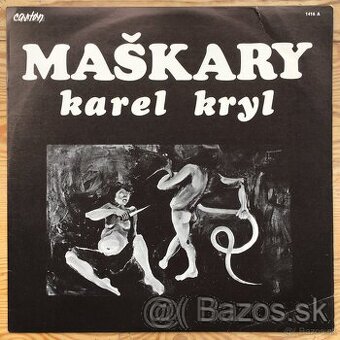 LP Karel Kryl Maškary CASTON 1970 EXIL - 1