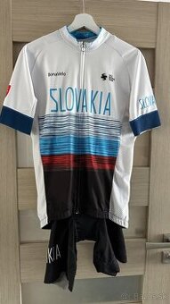 Cyklistický dres Slovakia + nohavice s trakmi