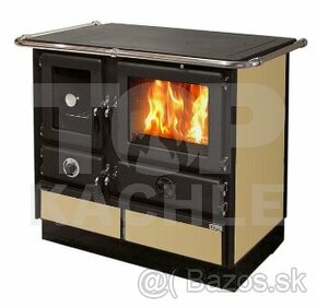 Kachlový sporák MBS thermo magnum 16,3kW,lava strana,krémový