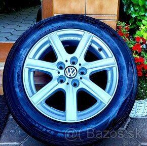 alu R16 5x112, letné pneu 205/60, Mercedes + VW