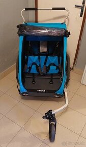 Cyklovozik pre 2 deti Thule Coaster XT Blue