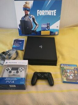 Playstation 4 pro 1TB 2x ovladač + hra