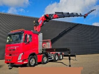 9437 Volvo FH 540 - 8x4 – Tahač/Valník + HR+HMF 85 t/m + JIB