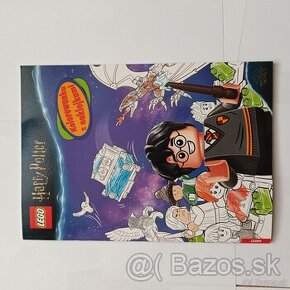 LEGO omaľovánka Harry Potter, s nálepkami A4, minifigúrky št