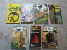 7x paperback (detektívky + western, 1971-1988)