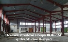 Montovaná hala - středové sloupy - dopyt, sháníme - 1